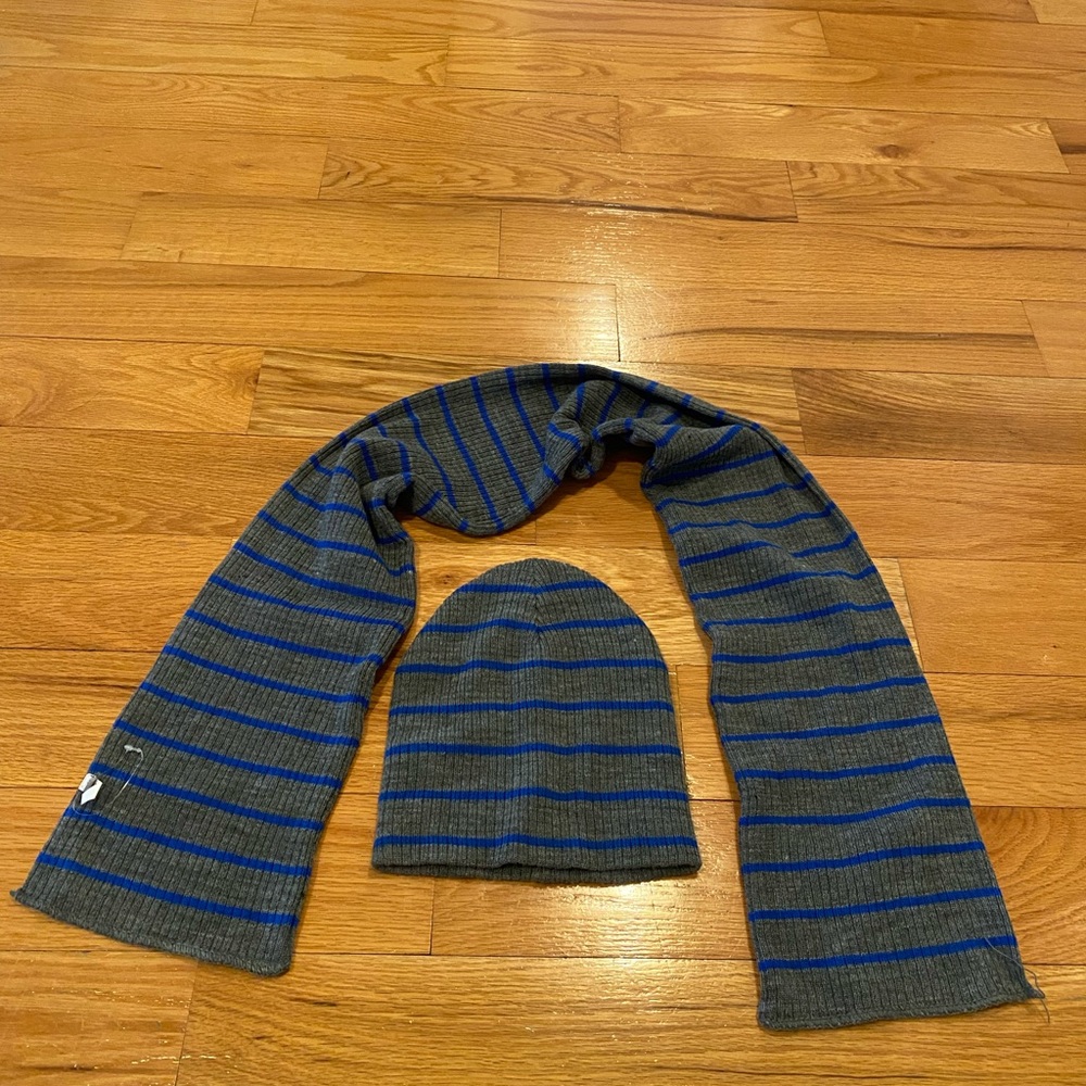 Delia’s hat and scarf worn once